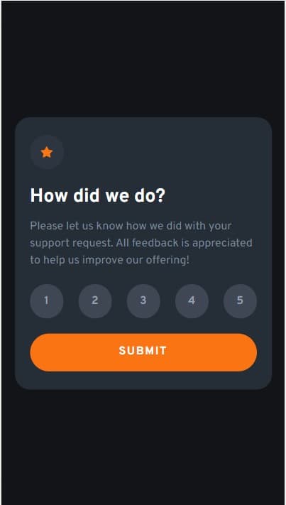 screenshot Interactive Rating mobile view image