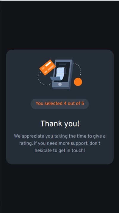 screenshot thankyou state mobile view image